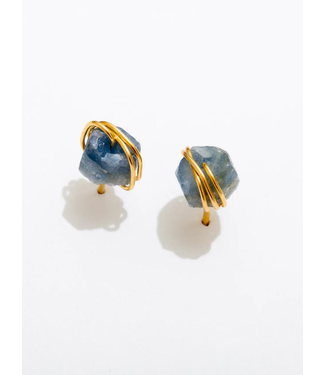 Larissa Loden ‘Channing’ Gemstone Stud Earrings (More Colors) **FINAL SALE**