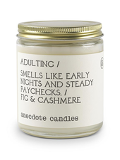 Anecdote Candles ‘Adulting’ Fig & Cashmere  Candle 7.8 oz