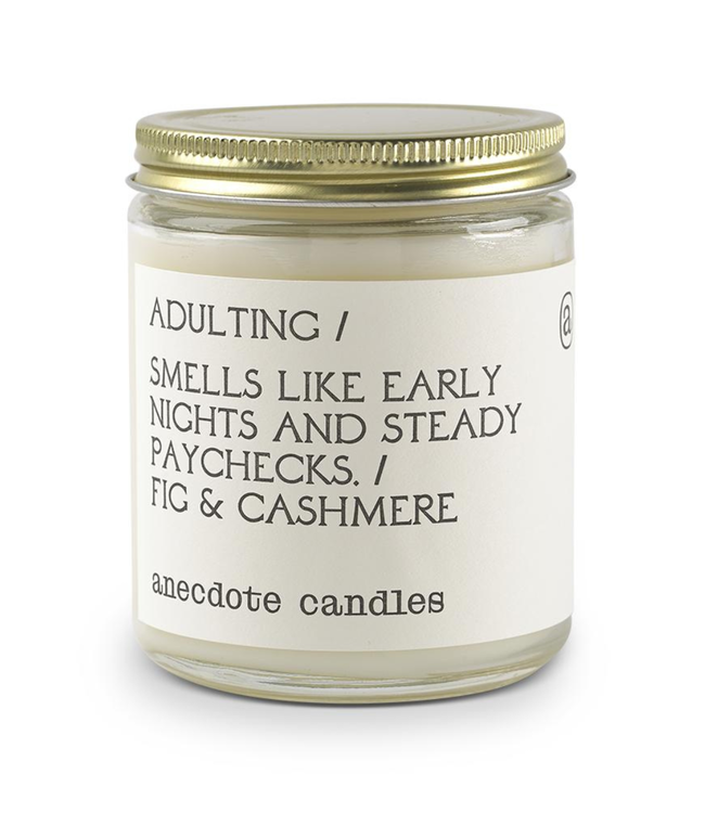 Anecdote ‘Adulting’ Fig & Cashmere  Candle 7.8 oz