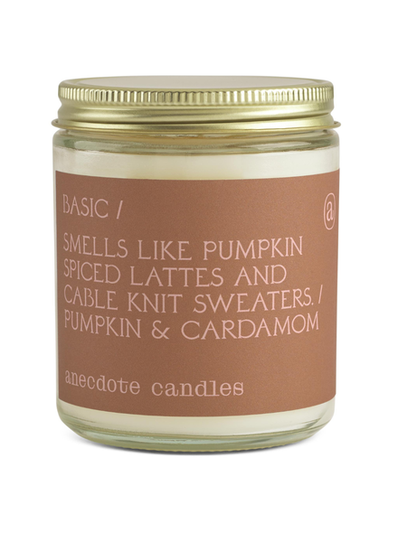 Anecdote ‘Basic’ Pumpkin & Cardamom  Candle 7.8 oz