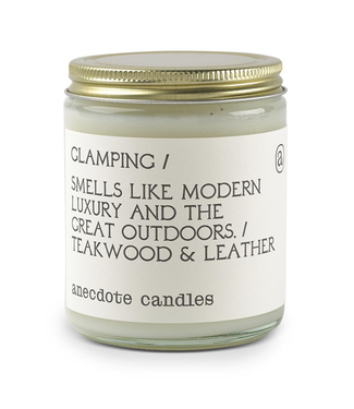 Anecdote Candles ‘Glamping’ Teakwood & Leather Candle 7.8 oz