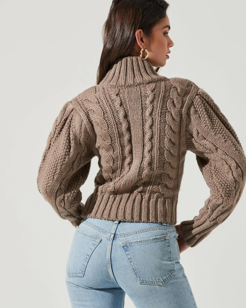 ASTR ASTR Brown 'Haisley' Sweater
