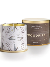 Illume Candles Demi Tin Candle in Woodfire
