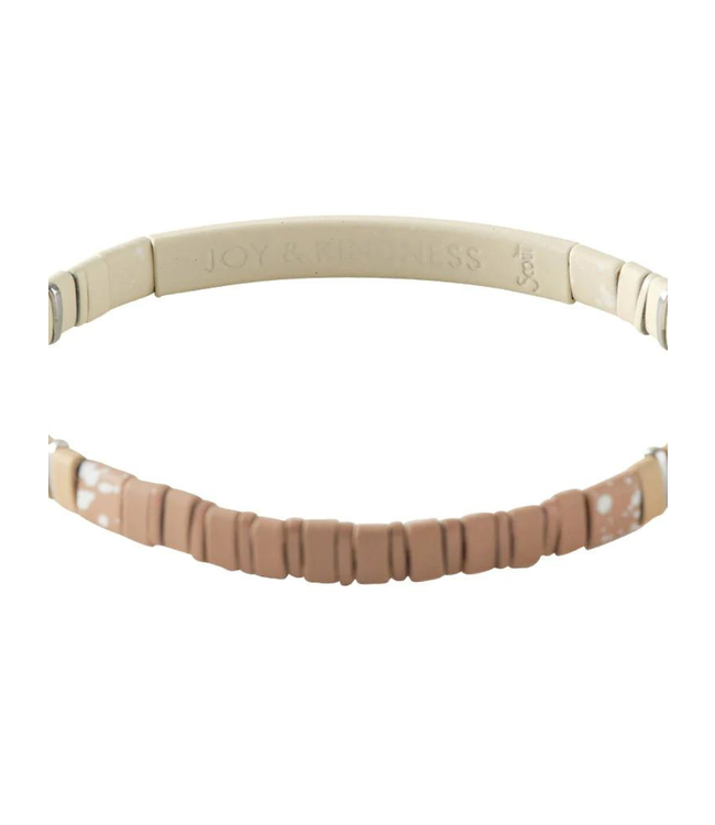 Scout Good Karma Ombre Bracelet - Joy & Kindness Ivory/Silver