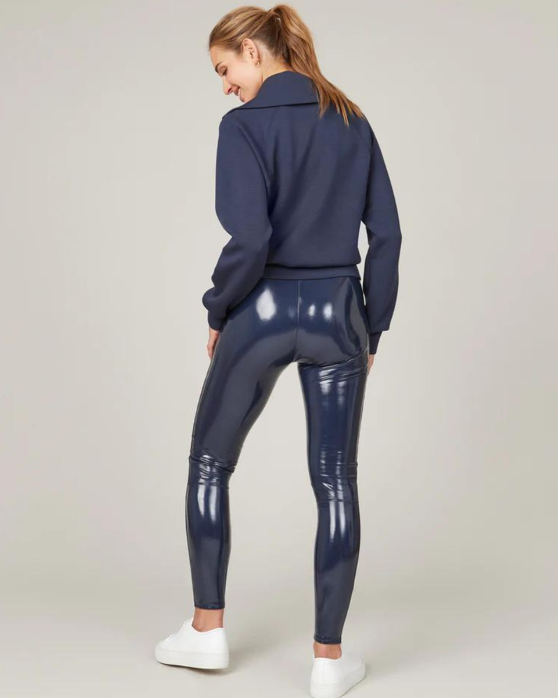 Spanx Spanx Faux Patent Leather Leggings | Port Navy