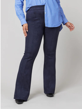 Spanx Faux Suede Flare Pants | Classic Navy