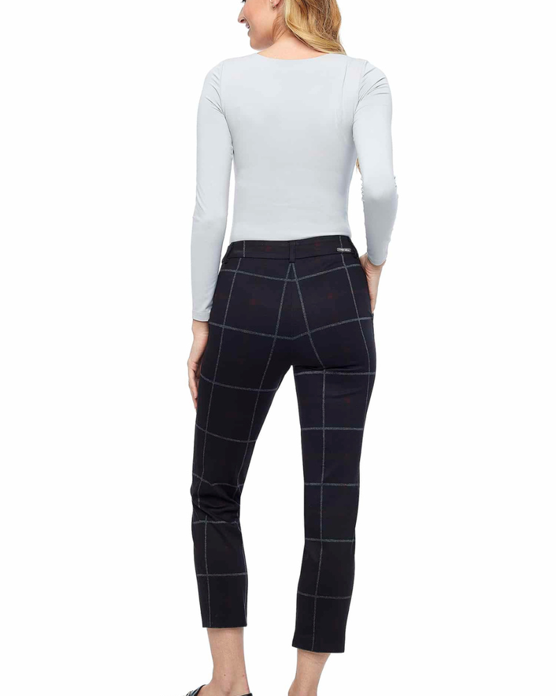 I Love Tyler Madison I Love Tyler Madison 'Bonnie' Plaid Pant in Galway **FINAL SALE**