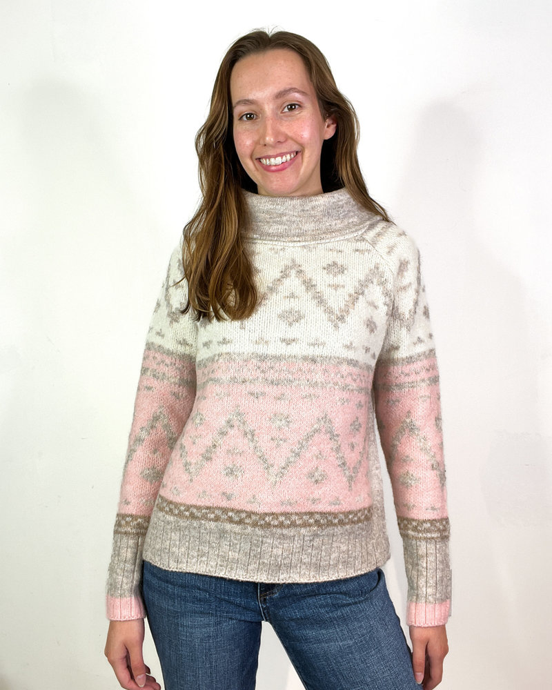 RD Style RD Style 'Mindy Fair Isle' Cowl Neck Sweater