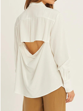 Crescent Ivory 'Sianna' Open Back Top
