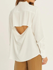 Crescent Crescent Ivory 'Sianna' Open Back Top