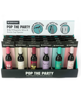 Modern Monkey 'Pop The Party' 3-in-1 Magnetic Wine & Bottle Cap Opener (More Options)