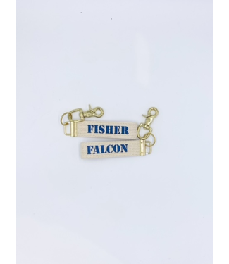 Rustic Marlin Canvas Keychain | Fisher Falcon **FINAL SALE**