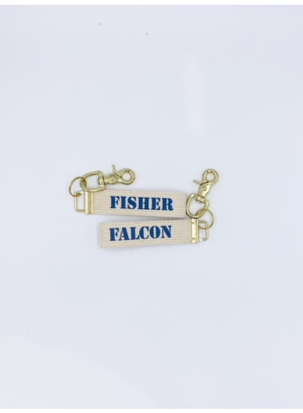 Rustic Marlin Canvas Keychain | Fisher Falcon