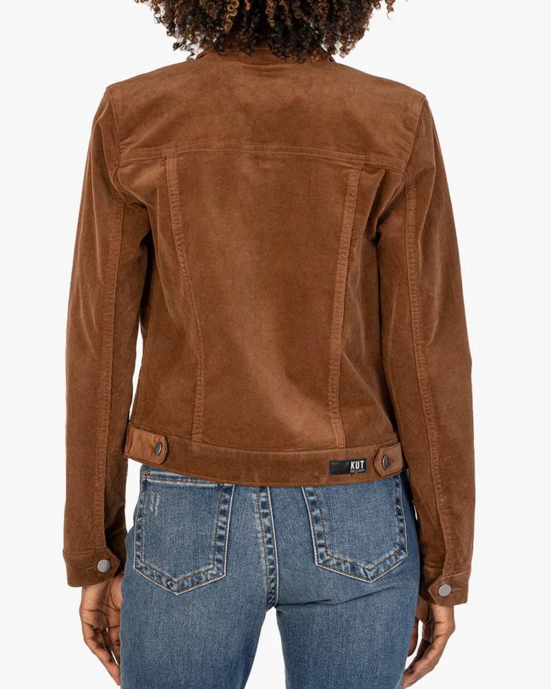 Kut from the Kloth Kut from the Kloth 'Amelia' Jacket in Cognac **FINAL SALE**