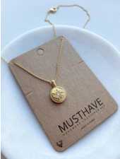 Must Have Dainty Necklace | North Star Sparkle Medallion (More Colors)