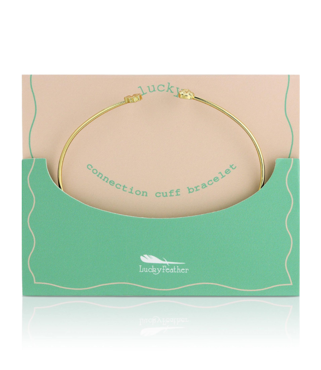 Lucky Feather Connection Cuff | Lucky