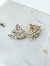 Must Have Brass Earrings | Teardrop Pyramid (More Colors)
