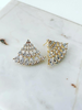 Must Have Must Have Brass Earrings | Teardrop Pyramid