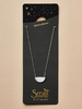 Scout Curated Wears Scout Refined Necklace Collection - Half Moon/Silver