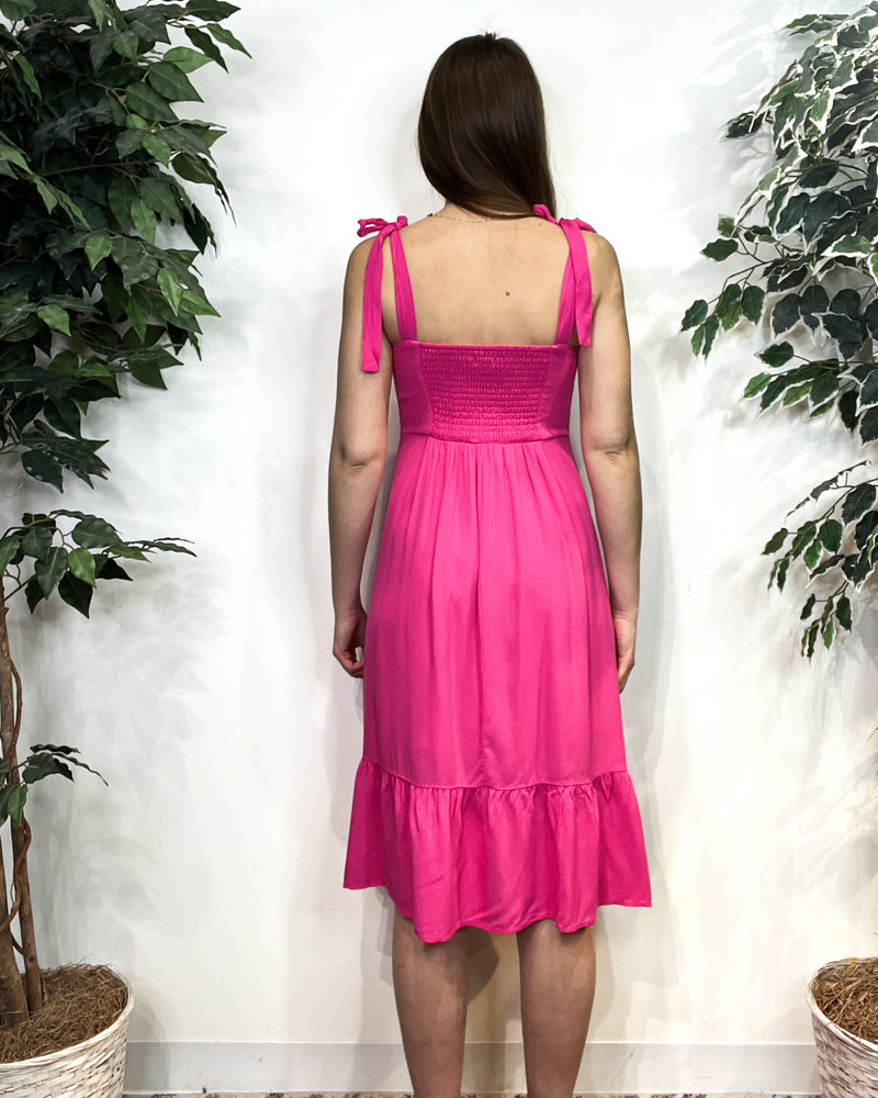 Steve Madden Steve Madden Pink Glo ‘Sophia-Rose’ Dress **FINAL SALE**