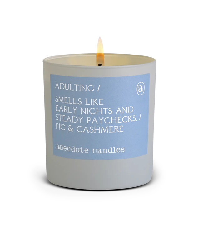 Anecdote ‘Adulting’ Fig & Cashmere Boxed Candle 9 oz