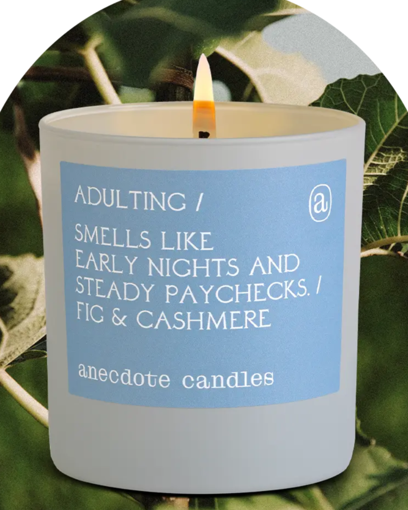 Anecdote Candles Anecdote ‘Adulting’ Fig & Cashmere Boxed Candle 9 oz