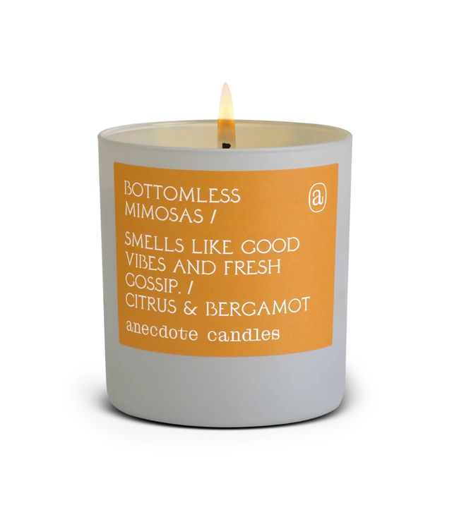 Anecdote ‘Bottomless Mimosas’ Citrus & Bergamot Boxed Candle 9 oz