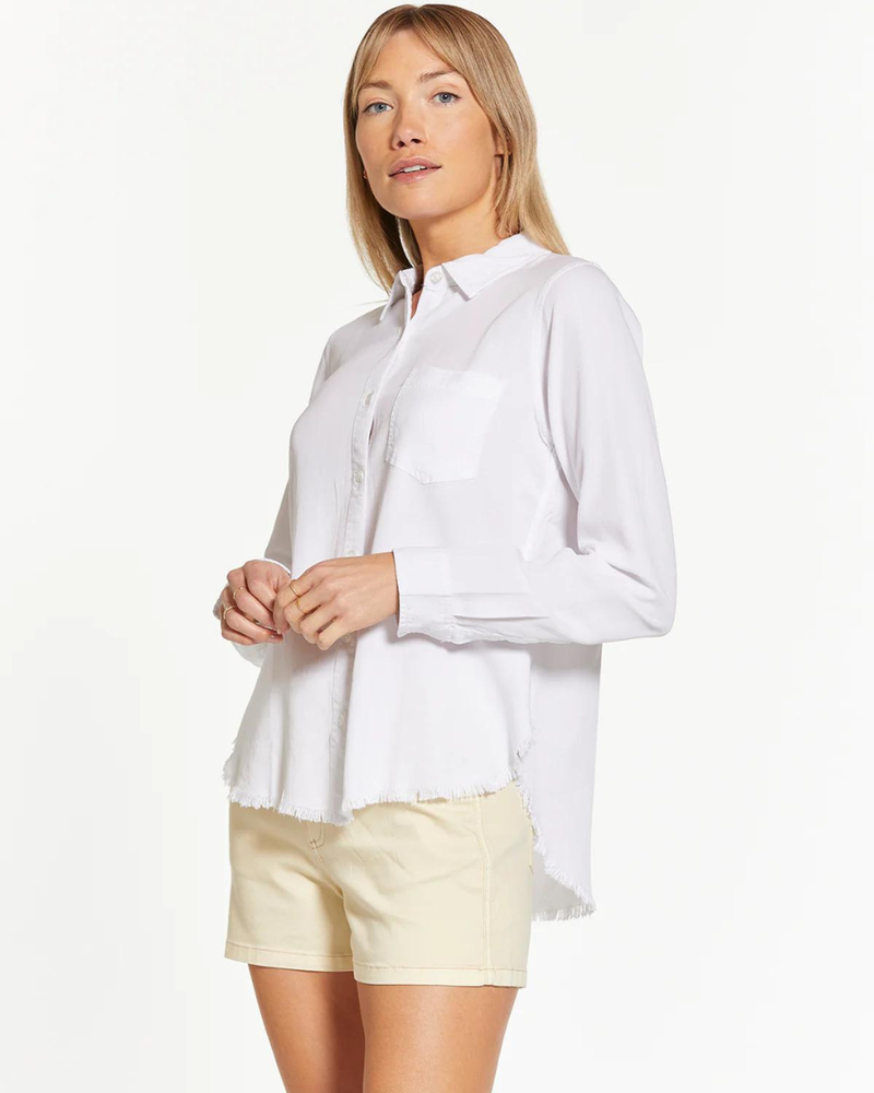 Thread & Supply Thread & Supply ‘Faye’ Button Up Blouse in White
