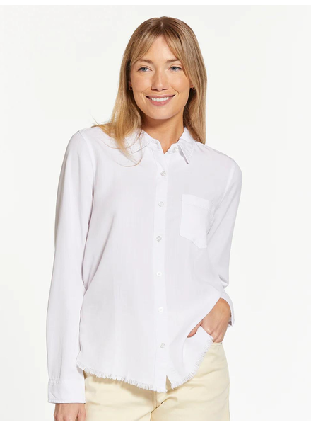 Thread & Supply ‘Faye’ Button Up Blouse in White