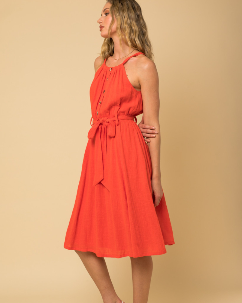 Gilli Gilli ‘Tomato Patch’ Midi Dress