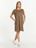 Thread & Supply Thread & Supply Oak Brown ‘Thea’ Dress