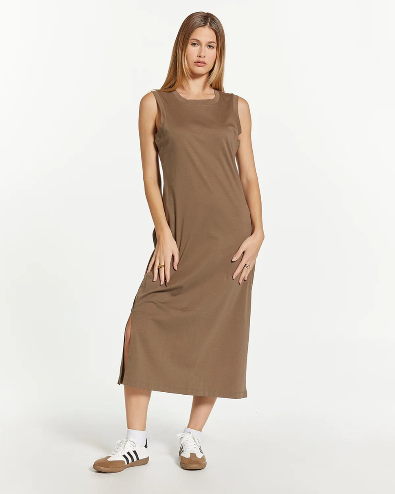 Thread & Supply Thread & Supply Oak Brown ‘Kaia’ Dress