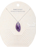 Scout Curated Wears Scout Organic Stone Necklace - Amethyst/Silver - Stone of Protection