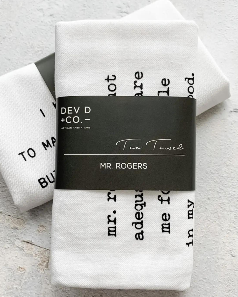 DEV D + Co Dev D Tea Towel | Mom I’m Sorry