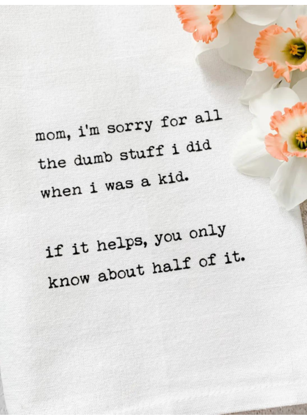 I'm Sorry for What I Said When I Was Hangry - Tea Towel