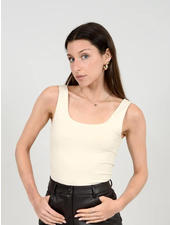 Second Skin ‘Tanith’ Double U-Neck Tank Top (More Colors)