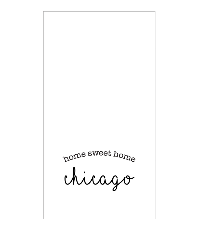 Rustic Marlin ‘Home Sweet Home' Tea Towel | Chicago