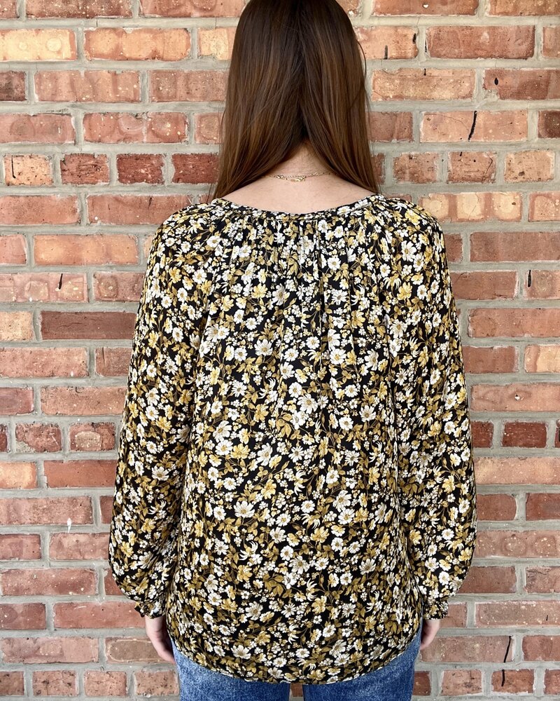 Current Air Current Air 'Itsy Bitsy Ditsy' Floral Top