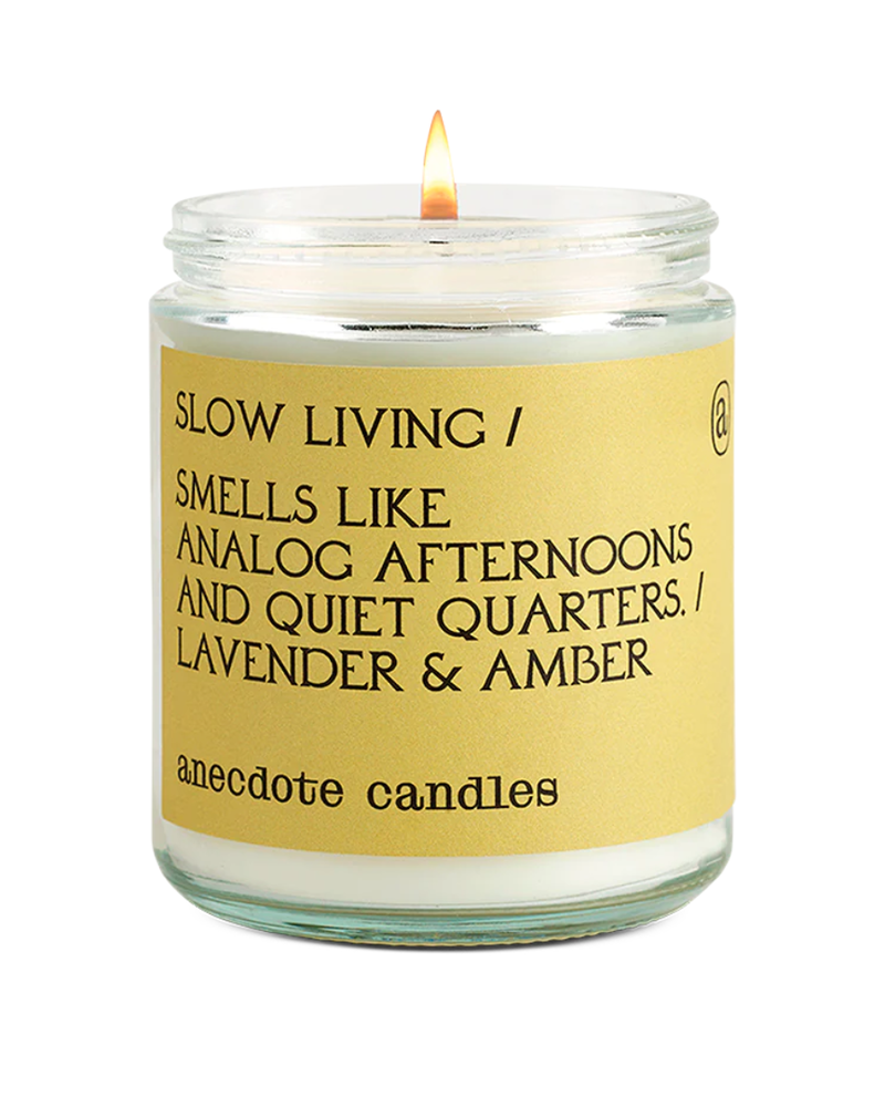 Anecdote Candles Anecdote ‘Slow Living’ Lavender & Amber  Candle 7.8 oz