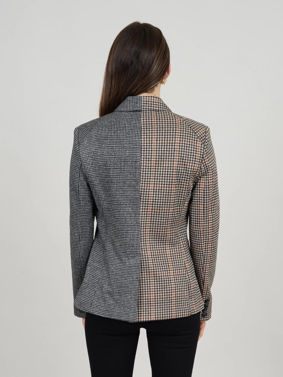 RD Style 'Jeanne Mixed Media' Blazer Belle Up LLC