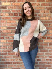 Crescent 'Chrissy' Color Block Sweater