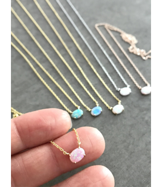 Must Have Opal Necklace | Classic Oval (More Colors)