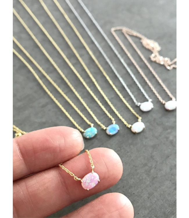 Must Have Opal Necklace | Classic Oval