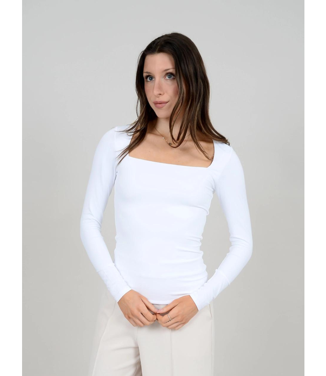 RD Style White 'Stacy' Top