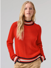Sanctuary Clothing Red Multi 'Sporty Stripe' Sweater
