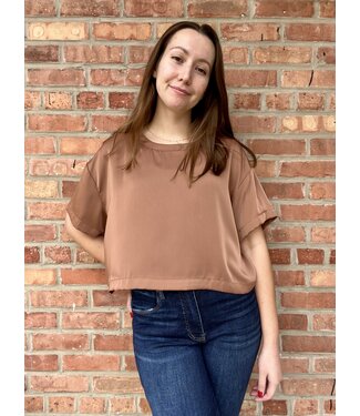 KLD Signature Mocha 'Don't Box Me In' Top