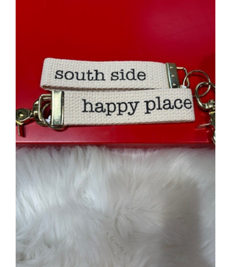 Rustic Marlin Canvas Keychain |Happy Place (More)