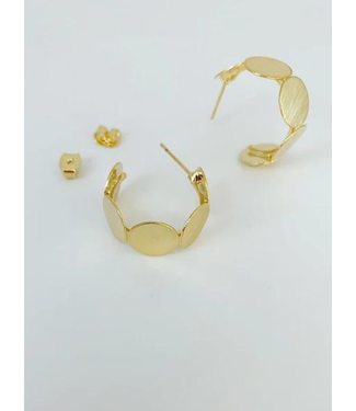 Must Have Matte Disc Hoop Earrings (More Colors)