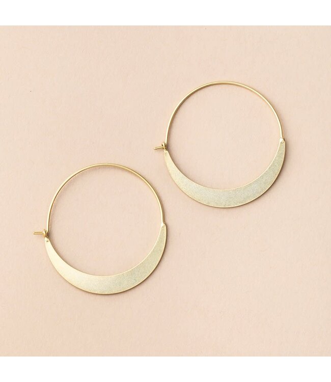 Scout Refined Earring Collection | Crescent Hoop