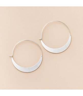 Scout Curated Wears Refined Earring Collection | Crescent Hoop (More Colors)